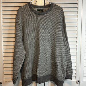 WOOLRICH MENS XL MERINO WOOL COTTON BLEND CREWNECK WINTER SWEATER